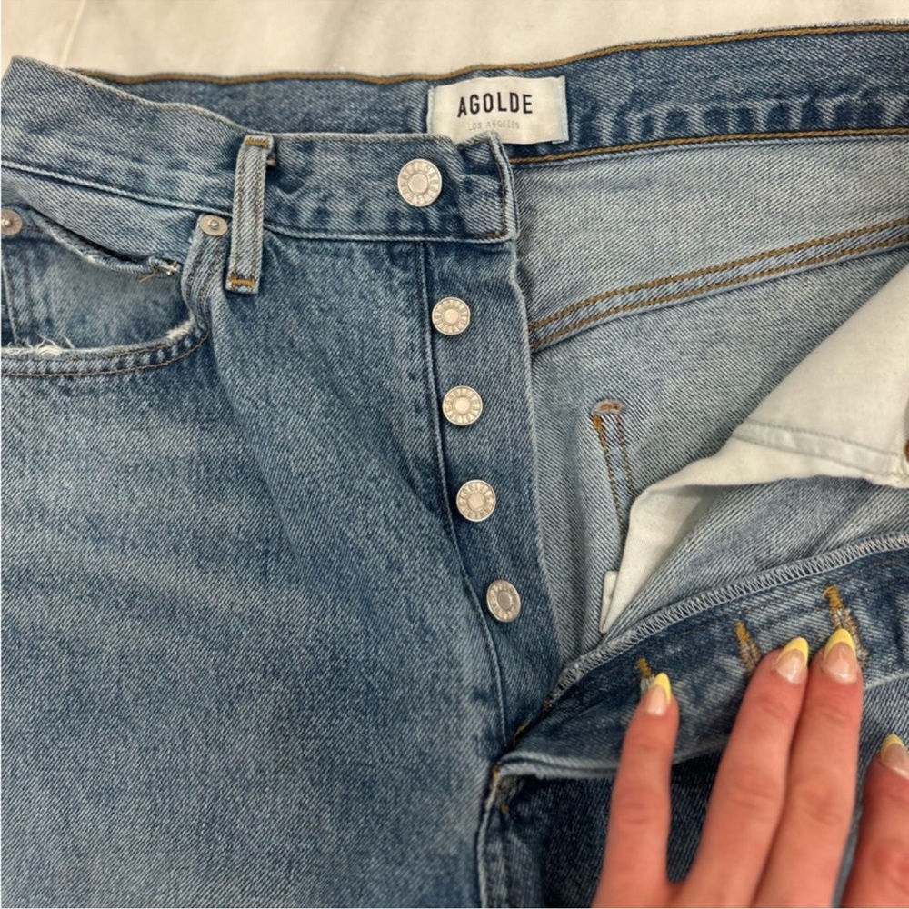 Agolde 90s pinch waist Jeans- Navigate - Picture 5 of 7